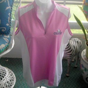 ❤️Golf Top Page & Tuttle Pink & White Lg